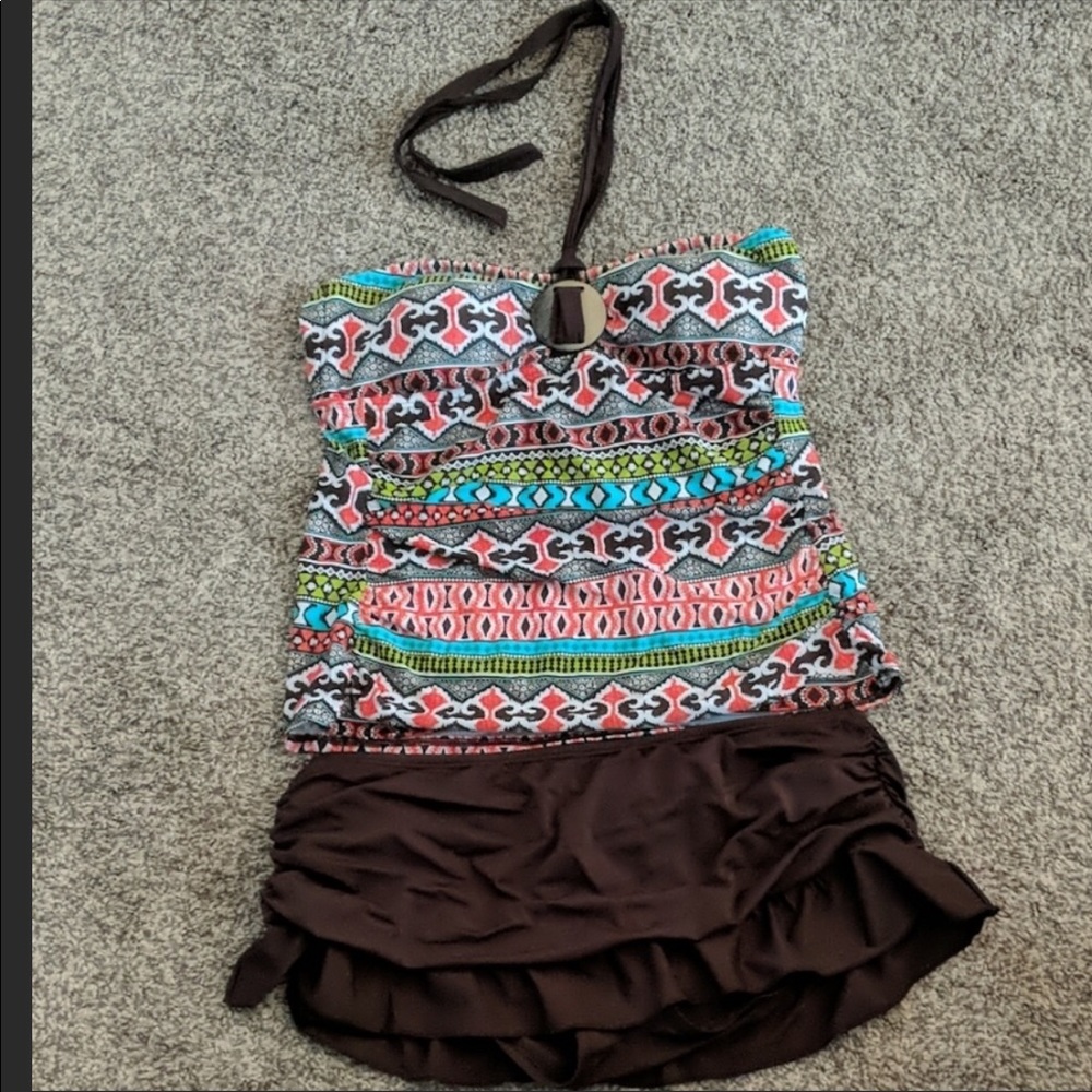 Ocean Avenue tankini top and bottom